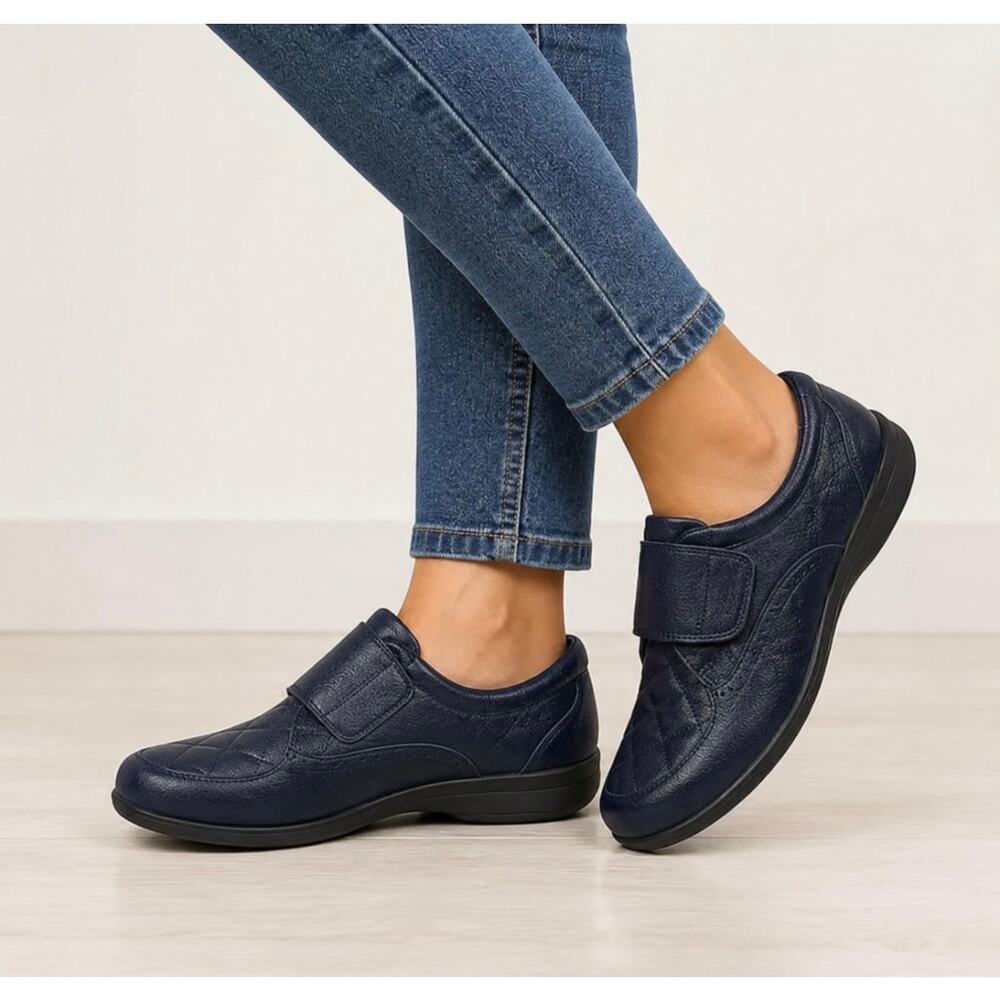 Dr. Scholl’s E68-03 Double Air Pillo Blue Slip On Comfort Shoes Women’s 8.5M NOS